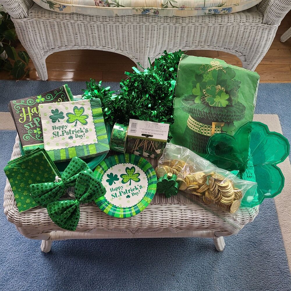 St. Patrick’s Day Decoration and Party Lot – Festive & Fun Shamrock Style!